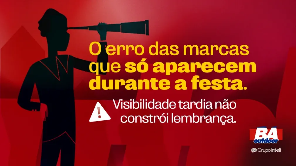 O erro das marcas que s&oacute; aparecem durante a festa.