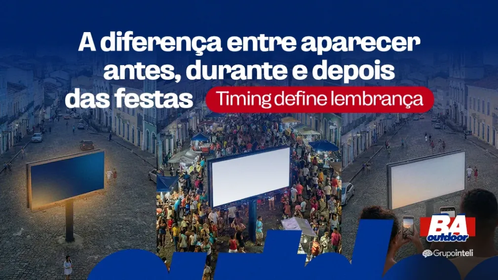 A DIFEREN&Ccedil;A ENTRE APARECER ANTES, DURANTE E DEPOIS DAS FESTAS TIMING DEFINE LEMBRAN&Ccedil;A