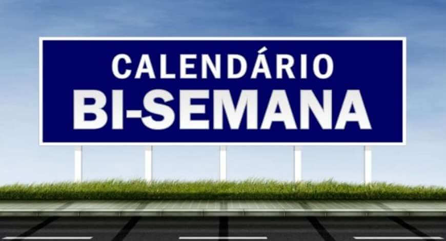 Calend&aacute;rio do Outdoor / Calend&aacute;rio de Bi-Semanas